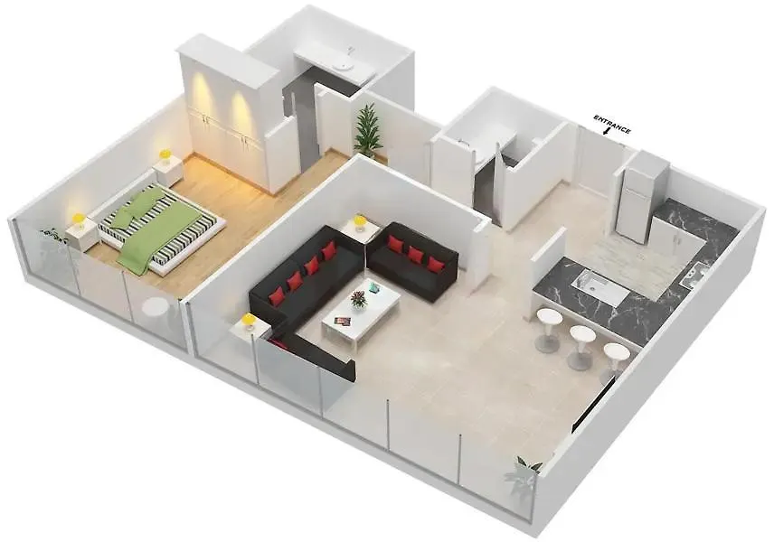 Apartment Lux The Voleo Canal View Suite Dubai United Arab Emirates